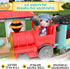 Set 19 Honey Bee Acres Thistlestop Train Station, Complete with Miniature Doll Figure, Pieces