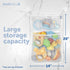 Jool Baby Bath Toy Storage Bag Mesh Holder for Kids Bathtub Toys Suctions to Wall, Machine Washable