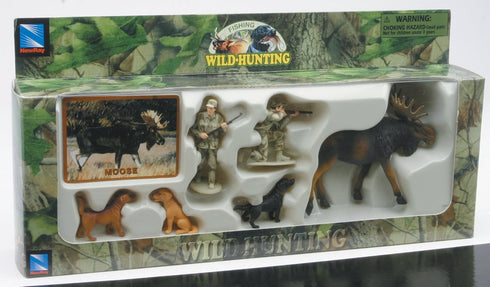 Wild Hunting Playset Assorted - You May Receive Walleye, Elk, Mallard, Antelope, Turkey, Moose, Deer, or Pheasant