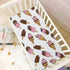 Emelivor White-1 Dessert Ice Cream Baby Crib Sheets for Boys Girls Fitted Crib Sheet Breathable Crib Mattress Sheet