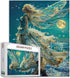 Tucocoo 1000 Piece Jigsaw Puzzles for Adults, Sea Goddess Painting, Abstract Fairy Ocean Moonlight Art Decor