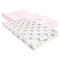 Touched by Nature Unisex Baby Organic Cotton Changing Pad Cover, Girl Elephant,