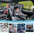 pemacom 2-Kids: 7 Inch 1080P Baby Car Camera for IPS Display with Dual Carseat Cameras, Split Screen, Night Vision, HD