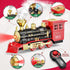 3 4 5 6 7 8+ Hot Bee Remote Control Train Locomotive, Train Steam Engine Toy w/Smoke, Lights & Sounds, Christmas Trains