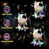 11' Hopearl LED Musical Stuffed Smile Cow Light up Singing Plush Toy Adjustable Volume Lullaby Animated Soothe Birthday