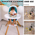 3 47''x47'' Wenqik Pcs Waterproof Washable Baby Splat Mat for Under High Chair Mat Clear Plastic Floor Protector Splash