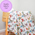47 47 Inches 100% LollyBanks Baby Blanket for Girls, Large x Soft Muslin Swaddle Blankets, Cotton Breathable