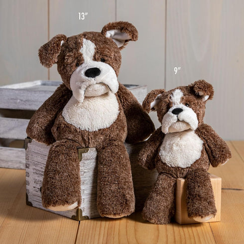 13-Inches, Mary Meyer Stuffed Animal Marshmallow Zoo Plush Soft Toy, Bradley Bulldog