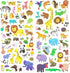 3D Puffy Stickers for Kids, Reusable Foam Stickers for Toddler Scrapbooking, Jurassic Era Dinosaurs