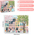 BraniacBits 500 500 20.5 15 inch Piece Puzzles for Adults,Pink Garden Jigsaw Puzzle for Adults Seniors, Recycled