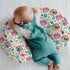Summer Pink Flamingo Toucan Tropical Fruits Baby Nursing Pillow Covers for Boy Girl Colorful Birds Leaves Nursing