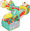 Kiddzery Kids Play Tent for Toddlers, 5pc Toddler Jungle Gym Playset with Ball