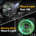 Mechaniker UFO Fidget Spinner for Kids Adults, Metal Luminous Space Desk Toy, Cool EDC Gadgets Anxiety Stress Relief