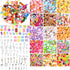 150Pcs Miniature Food Drinks Bottles Dollhouse Accessories 1:12 Mini Toy Set for Pretend Kitchen Play