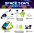 TOY Life Space Toys Rocket Toys for Kids, Space Shuttle with Astronaut Figure & Space Rover for Boys 5-12