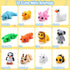 12 3D Set, 3D JOYIN Pcs Printed Animals Mini Animals Printed Toys - Cute Articulated Flexible Figurines Fidget Toys