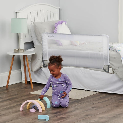 Regalo Swing Down Bed Rail Guard with Reinforced Anchor Safety System