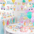 Three Is So Sweet Ice Cream Party Decorations - Banner, Cake, Cupcake Toppers, Macaron, Balloons for Donut Theme Third