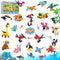 24 Pack Party Favors for Kids, 642 PCS Animal Building Blocks Toy