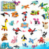24 Pack Party Favors for Kids, 642 PCS Animal Building Blocks Toy