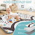 47x47in Palopalo Foam Baby Play Mat for Floor, Thick Cushioning Padding Playmat for Playpen, Soft and Non-Slip Baby