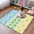 GuoChe 50'' 50'' Food Freshness Icon Symbols Soft Padded Baby Gym & Activity Mat for Indoor Outdoor Non-Toxic Activity