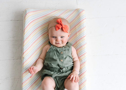 Rainee Premium Knit Diaper Changing Pad Cover by Copper Pearl