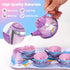 55Pcs Set Set, Set,Kids Set 3-5, 4 Tea Party for Little Girls, Princess Tea Party Unicorn Kid Tin Tea Kitchen Pretend