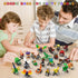 24 Pack Sets, Party Favors for Kids Insect Building Bulk Educational Bug Blocks Toy for Valentines Day Classroom