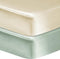 GUNTAIL 2 Pack Satin Soft Crib Sheet for Baby with Sensitive Hair