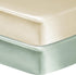 GUNTAIL 2 Pack Satin Soft Crib Sheet for Baby with Sensitive Hair