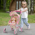3+, GAGAKU Baby Doll Stroller, Foldable Toy Stroller with Storage Basket and Bag, Diaper, Reborn Doll Accessories