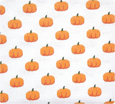 Hudson Baby Unisex Cotton Flannel Receiving Blankets in Pumpkin - One Size