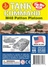 Tim Mee Toy TimMee WW2 3pc Toy Tanks for Plastic Army Men - OD Green - Made in USA