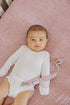 3-Pack: Copper Pearl Pacifier Clip Premium Knit Binky Clips for Baby Girls and Boys - Stylish Stainless Steel Pacifier