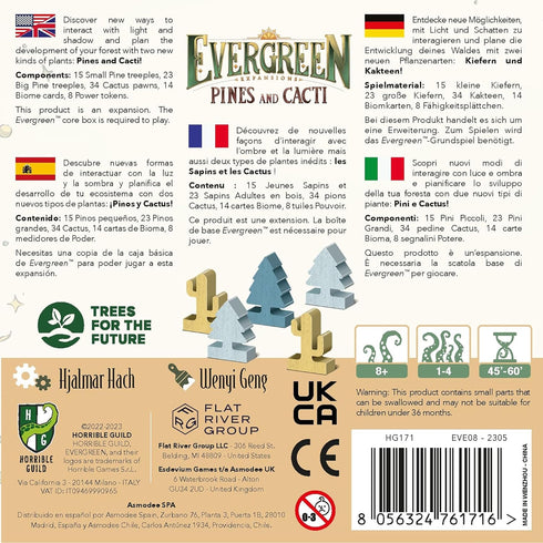 Set 2 8+, Horrible Guild: Evergreen: Pines and Cacti Expansion - of Modular Expansions, Tree Growing Abstract Strategy