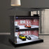Display Case 1/64 Scale Diecast Parking Garage Model - 3-Tires with LED Light, 12 Parking Spaces, Full Acrylic Cover