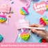 30 Packs JOYIN Valentine's Day Gift Cards with Heart Pop Bubble Keychain, Mini Pop Squeeze Toys, Stress Relief Fidget
