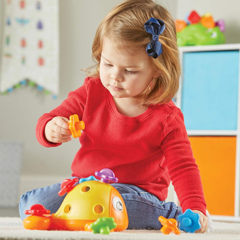 Learning Resources Finn the Fine Motor Fish, 12 Pieces, Fine Motor and Sensory Toy for Toddlers