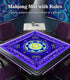 EVERSHOW 33x33 Inch 3 Neoprene Mahjong Mat for Table, Mahjong Mat with Rules, Non-Slip Noise Reduction Mah Jongg Mat