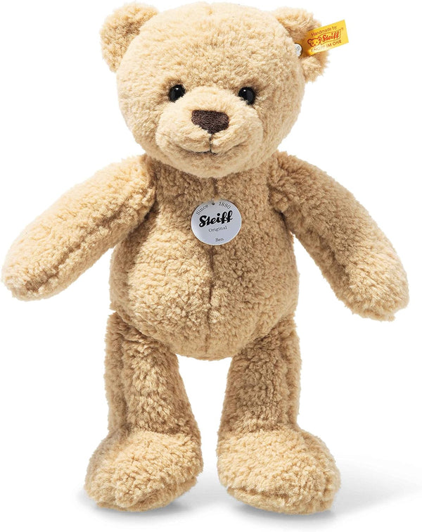 Steiff Ben Teddy Bear, Beige, Small Premium Stuffed Animal Plush