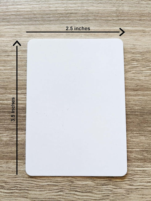 Presents: 54 Blank Matte Poker Cards