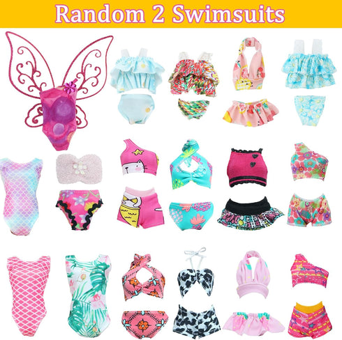 60pcs Doll Clothes & Accessories, Fashion Dress, Wedding Gowns, Daily Outfits & Dollhouse Accessories for 11.5 Inch