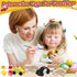 12 Pieces Unfinished Wooden Cars, Wood DIY Car Toys, Painting Crafts Kit for Student Family Activities