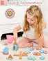 Montessori Toys for 1-3 Year Old Boys & Girls, Wooden Sorting & Stacking Puzzles for Toddlers Birthday Gifts