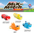 Mix or Match Vehicles Junior, 8 Pieces Magnetic Toy Play Set
