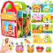 hahaland Busy Book for Toddlers 1-3 - Farm Animals Quiet Busy Board