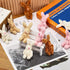 20 Pieces Easter Mini Plush Rabbit, Tiny Joint Bunny 2.4 Inch Soft Stuffed Animal Toys for Decorations and Party Favors