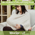 WeeSprout Nursing Cover for Breastfeeding, Soft & Breathable Poncho, Machine Washable Nursing Cover Up