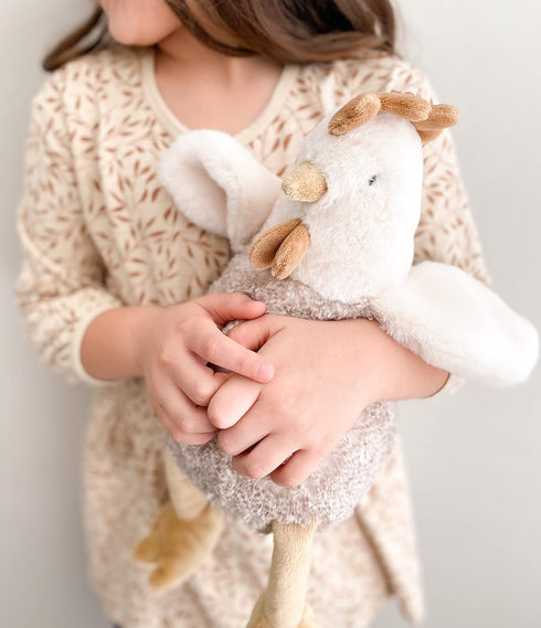 MON AMI Hester The French Hen Stuffed Animal - 13” Chicken Plush Toy, Farm Animal, Great Gift for Kids of All Ages